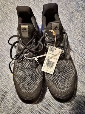 adidas Ultra Boost Athletic Shoes Black & Blue US 15.5 NWT